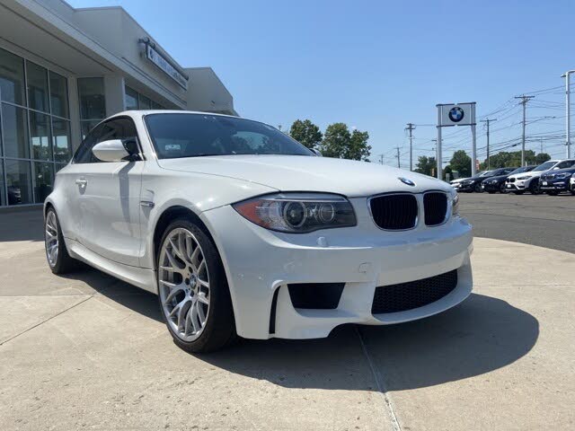 2011 BMW 1-Series M Coupe in Alpine White 3 over Black Boston Leather with Orange Stitching